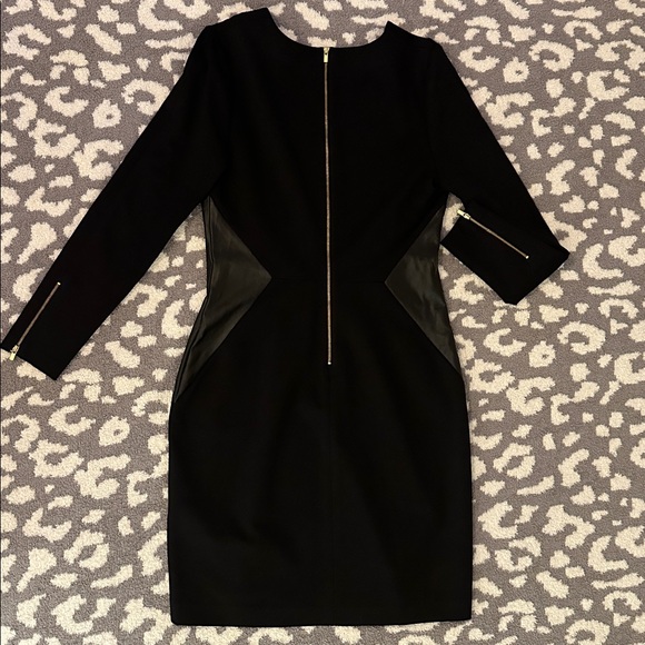 Banana Republic Fake-leather Inset Dress - Picture 5 of 6